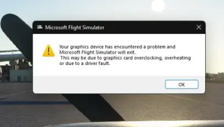 Sim Crashes | Canada Air Virtual Knowledge Base